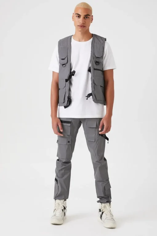 Reflective Utility Cargo Joggers