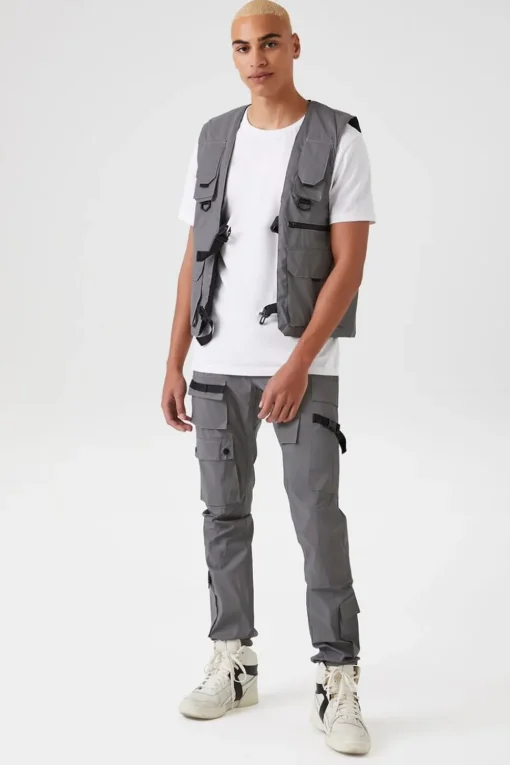 Reflective Utility Cargo Vest