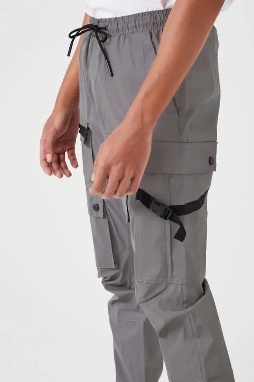 Reflective Utility Cargo Joggers