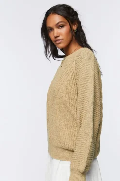 Relaxed-Fit Raglan Sweater