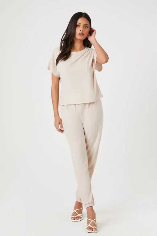 Relaxed-Fit Tee & Joggers Set