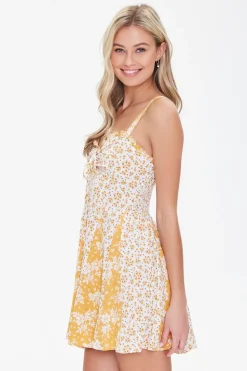 Reworked Floral Mini Dress