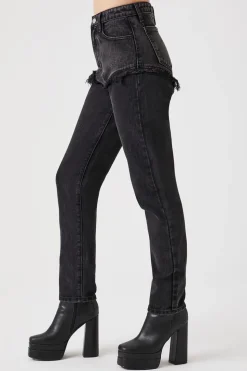 Reworked High-Rise Jeans
