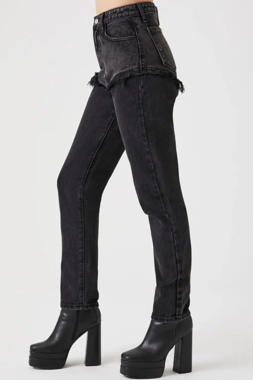 Reworked High-Rise Jeans