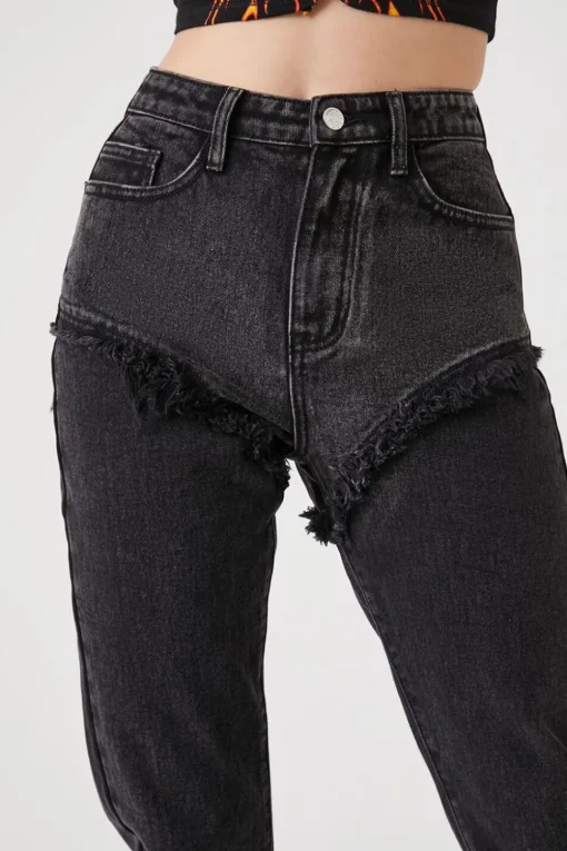 Reworked High-Rise Jeans