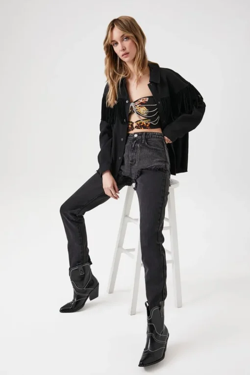 Reworked High-Rise Jeans