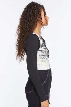 Reworked Los Angeles Crop Top