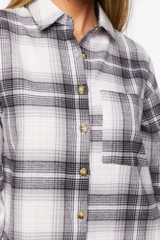 Reworked Plaid Shirt Dress