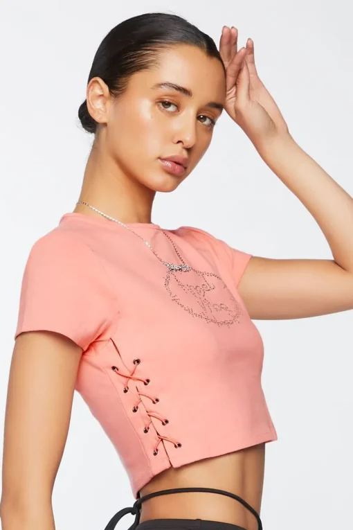 Rhinestone Angel Vibe Graphic Tee