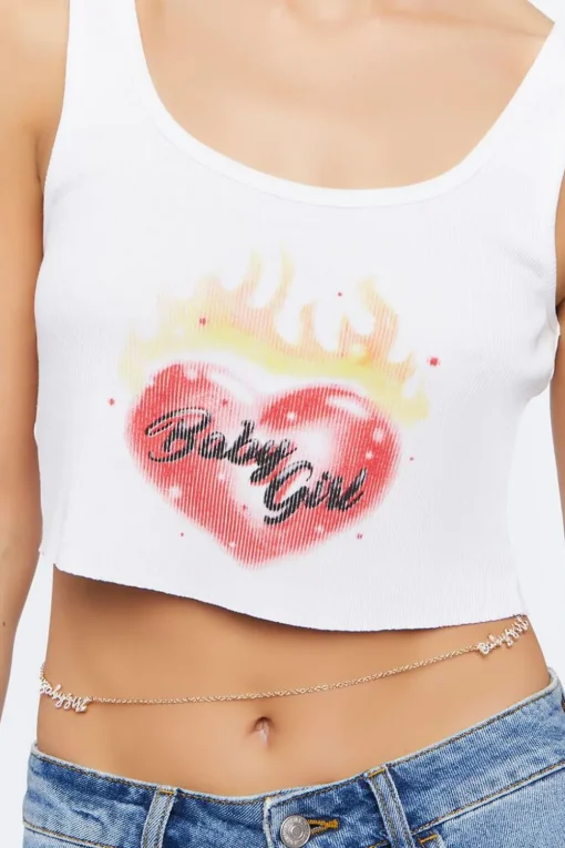 Rhinestone Babygirl Belly Chain