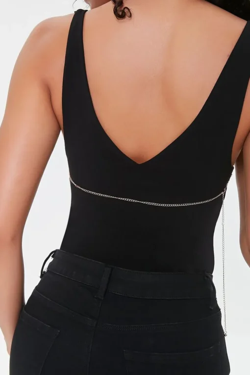 Rhinestone Body Chain Bralette