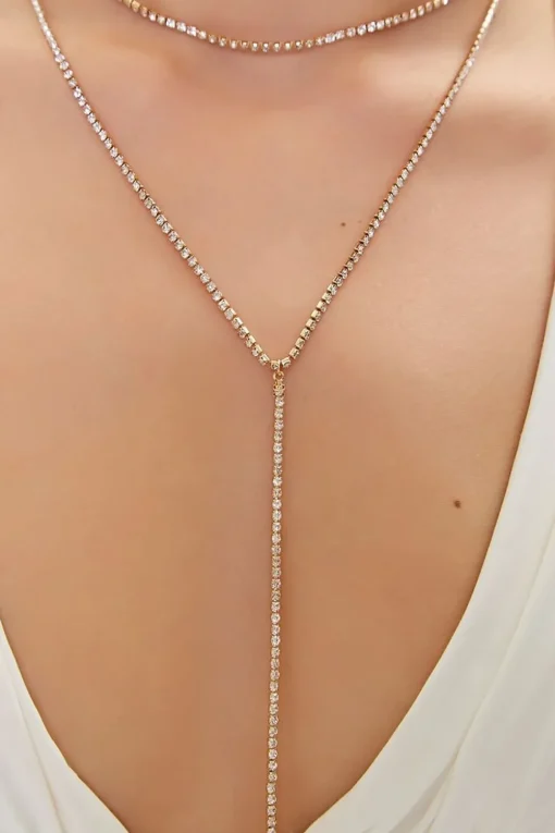 Rhinestone Box Body Chain