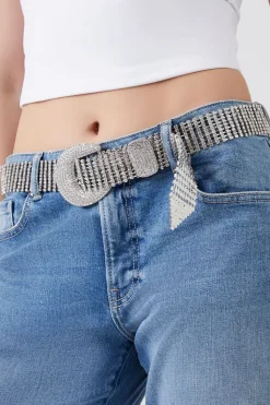 Rhinestone Box Chain Belt
