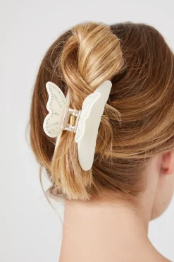Rhinestone Butterfly Claw Hair Clip