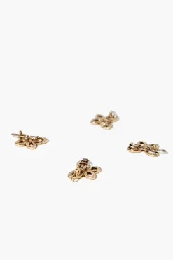 Rhinestone Butterfly Hair Clip Set