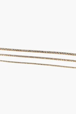 Rhinestone Chain Bracelet Set