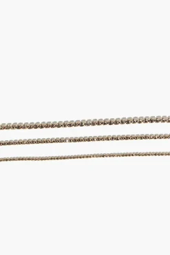 Rhinestone Chain Bracelet Set