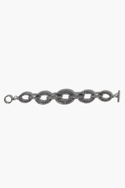 Rhinestone Chunky Cable Chain Bracelet