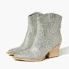 Rhinestone Cowboy Ankle Boots