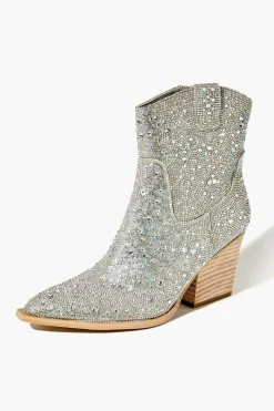 Rhinestone Cowboy Ankle Boots