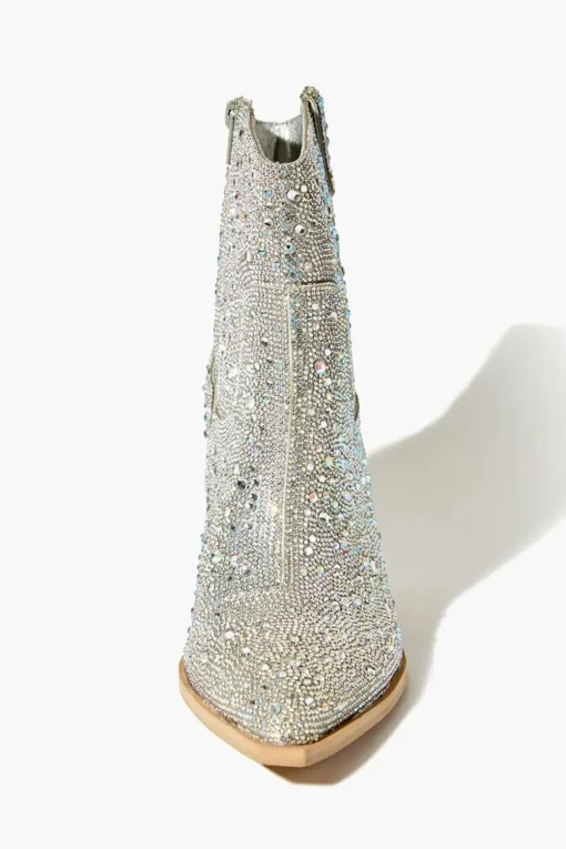 Rhinestone Cowboy Ankle Boots