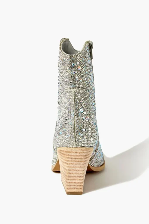 Rhinestone Cowboy Ankle Boots
