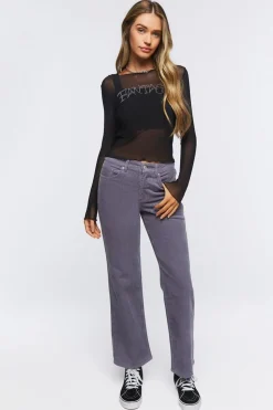 Rhinestone Fantasy Mesh Top