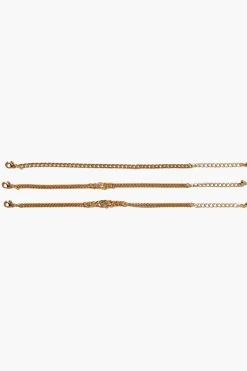Rhinestone Heart Bracelet Set