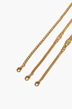 Rhinestone Heart Bracelet Set