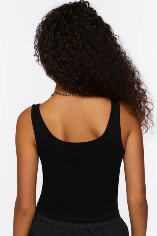 Rhinestone Skeleton Tank Top