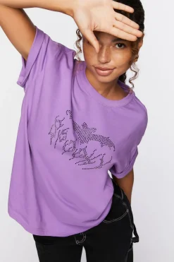 Rhinestone Spooky Graphic Tee