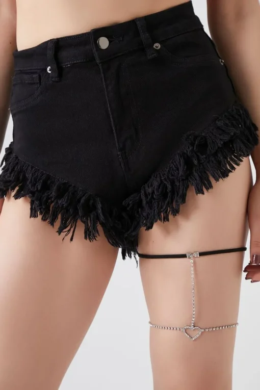 Rhinestone Thigh Garter Chain