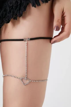Rhinestone Thigh Garter Chain
