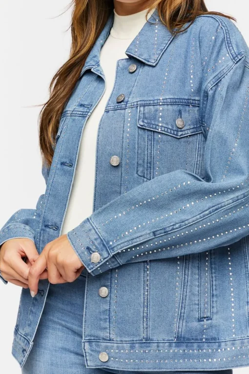 Rhinestone Trucker Jacket
