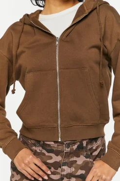 Rhinestone Wings Graphic Zip-Up Hoodie