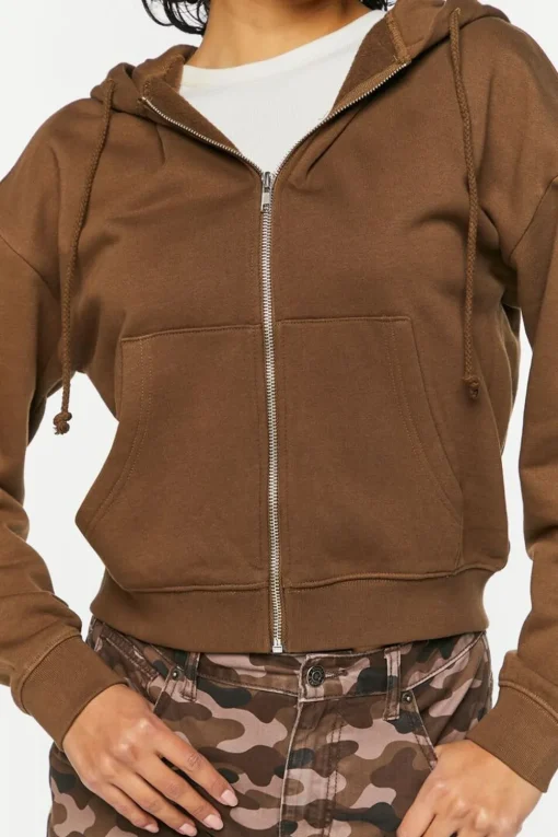 Rhinestone Wings Graphic Zip-Up Hoodie