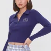 Ribbed Beverly Hills Graphic Top