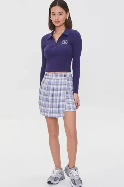 Ribbed Beverly Hills Graphic Top