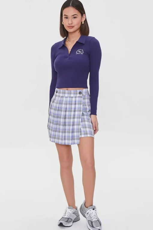 Ribbed Beverly Hills Graphic Top