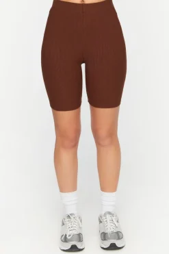 Ribbed Biker Shorts