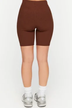 Ribbed Biker Shorts