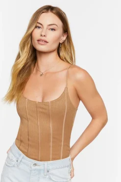 Ribbed Cami Bodysuit