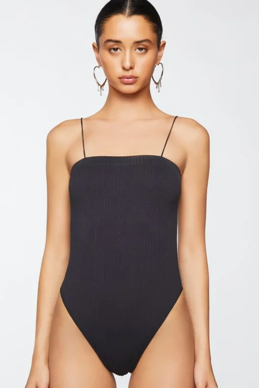 Ribbed Cami Bodysuit