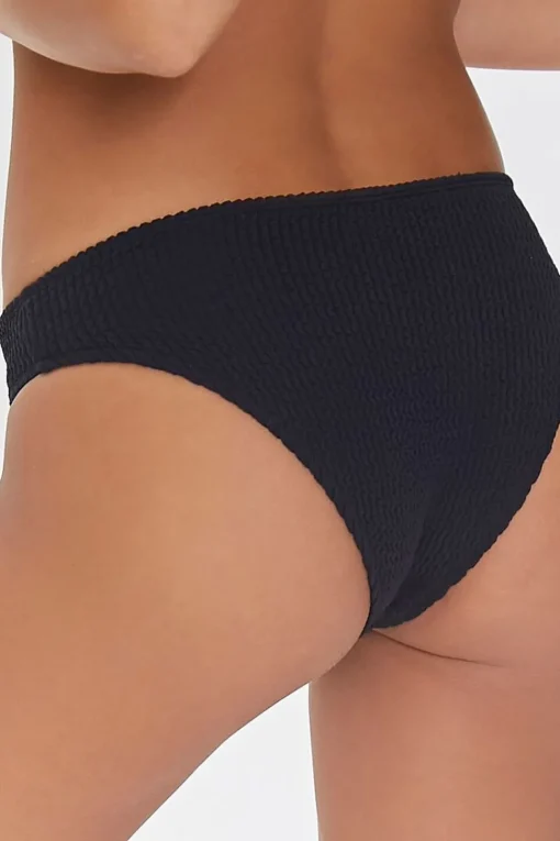Ribbed Cheeky Bikini Bottoms