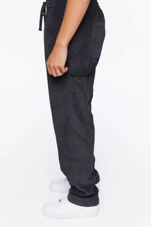 Ribbed Drawstring Pants