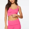 Ribbed High-Rise Lounge Shorts