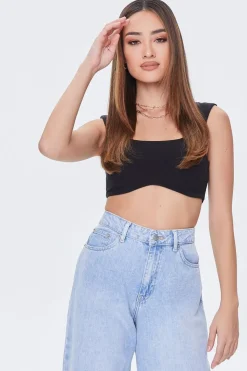 Ribbed Knit Crop Top