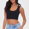 Ribbed Knit Crop Top