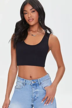 Ribbed Knit Crop Top