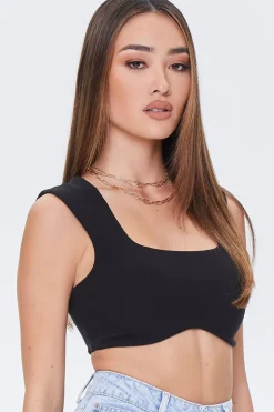 Ribbed Knit Crop Top